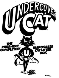 UNDERCOVER CAT THE PURR-FECT COMPLETELY DISPOSABLE CAT LITTER BOX logo