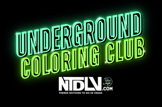 UNDERGROUND COLORING CLUB NTDLV.COM THERES NOTHING TO DO IN VEGAS THERE'S NOTHING TO DO IN VEGAS! logo