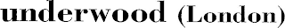 UNDERWOOD (LONDON) logo