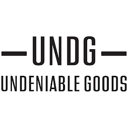 - UNDG - UNDENIABLE GOODS logo