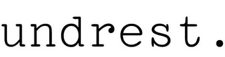 UNDREST. logo