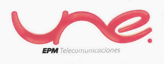 UNE. EPM TELECOMUNICACIONES logo