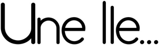 UNE ILE... logo