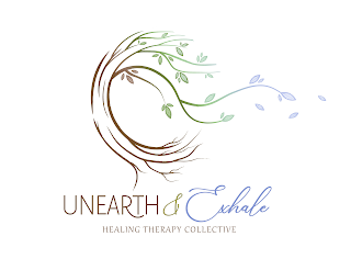 UNEARTH & EXHALE HEALING THERAPY COLLECTIVE logo