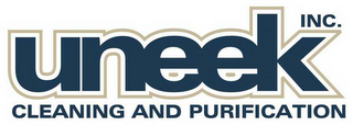 UNEEK INC CLEANING AND PURIFICATION logo