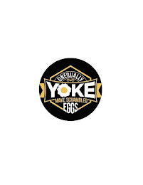 UNEQUALLY YOKE MAKE SCRAMBLED EGGS logo