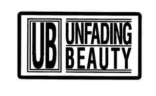 UNFADING BEAUTY, UB logo
