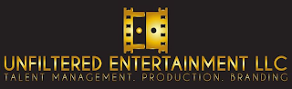 UNFILTERED ENTERTAINMENT LLC TALENT MANAGEMENT. PRODUCTION. BRANDING logo