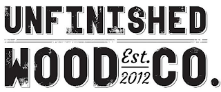 UNFINISHED WOOD CO. EST. 2012 logo