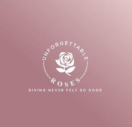 UNFORGETTABLE ROSES GIVING NEVER FELT SO GOOD logo