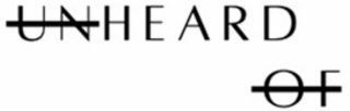 UNHEARD OF logo