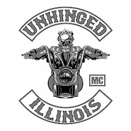 UNHINGED MC ILLINOIS logo