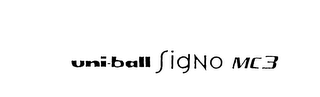 UNI-BALL SIGNO MC3 logo