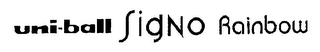 UNI-BALL SIGNO RAINBOW logo