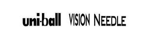 UNI-BALL VISION NEEDLE logo