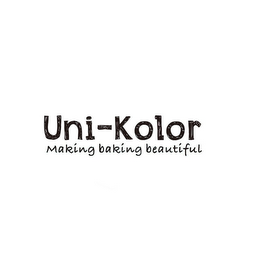 UNI-KOLOR MAKING BAKING BEAUTIFUL logo