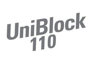 UNIBLOCK 110 logo