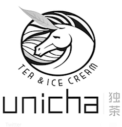 UNICHA TEA & ICE CREAM logo