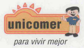 UNICOMER PARA VIVIR MEJOR logo