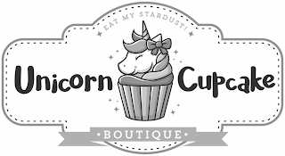 UNICORN CUPCAKE · BOUTIQUE · EAT MY STARDUST! logo