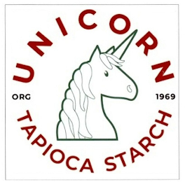 UNICORN TAPIOCA STARCH ORG 1969 logo