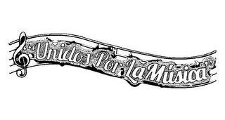 "UNIDOS POR LA MÚSICA" logo