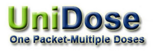 UNIDOSE ONE PACKET-MULTIPLE DOSES logo