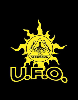 UNIFIED FIGHTING OPPRESSION U.F.O. logo