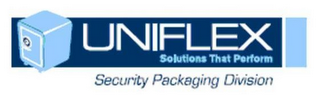 UNIFLEX SOLUTIONS THAT PERFORM SECURITY PACKAGING DIVISION logo