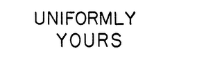 UNIFORMLY YOURS logo