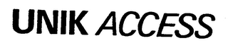 UNIK ACCESS logo