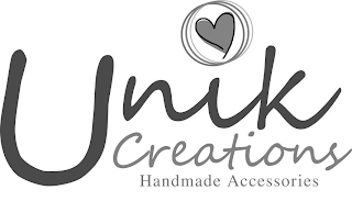 UNIK CREATIONS HANDMADE ACCESSORIES logo