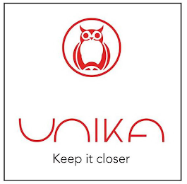 UNIKA KEEP IT CLOSER logo