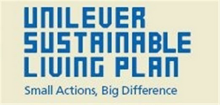 UNILEVER SUSTAINABLE LIVING PLAN SMALL ACTIONS, BIG DIFFERENCE logo