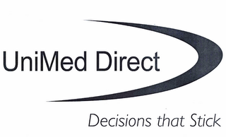 UNIMED DIRECT DECISIONS THAT STICK logo