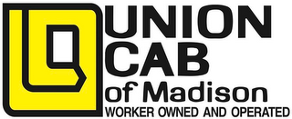 UNION CAB OF MADISON WORKER OWNED AND OPERATED logo