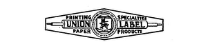 UNION LABEL PAPER PRODUCTS SPECIALTIES DISTRIBUTORS logo