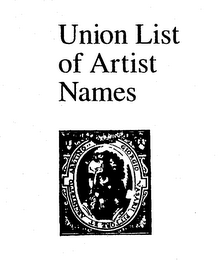 UNION LIST OF ARTIST NAMES ARCHITETTO ARETINO GIORGIO VASARII PITTORE ET logo