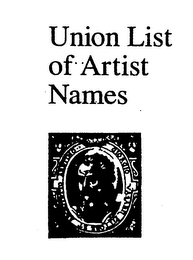 UNION LIST OF ARTIST NAMES GIORGIO VASARII PITTORE ET ARCHITETTO ARETINO logo