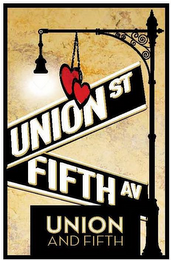 UNION ST FIFTH AV UNION AND FIFTH logo