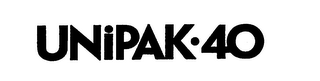 UNIPAK 40 logo