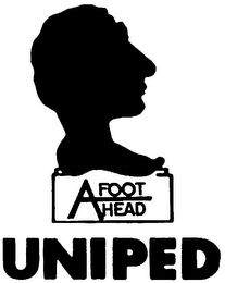 UNIPED A FOOT AHEAD logo