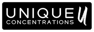 UNIQUE CONCENTRATIONS U logo