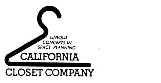 UNIQUE CONCEPTS IN SPACE PLANNING CALIFORNIA CLOSET COMPANY logo