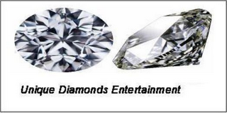 UNIQUE DIAMONDS ENTERTAINMENT logo