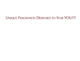 UNIQUE FRAGRANCES DESIGNED TO STAR YOU!!! logo