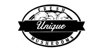 UNIQUE FRESH MUSHROOMS logo