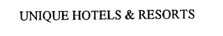 UNIQUE HOTELS & RESORTS logo