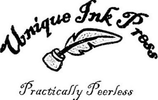 UNIQUE INK PRESS PRACTICALLY PEERLESS logo