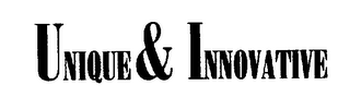UNIQUE & INNOVATIVE logo